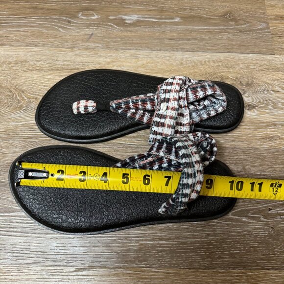 Sanuk Yoga Mat Sling 2 Prints Sandals Women's Size 9.5 - Picture 6 of 7